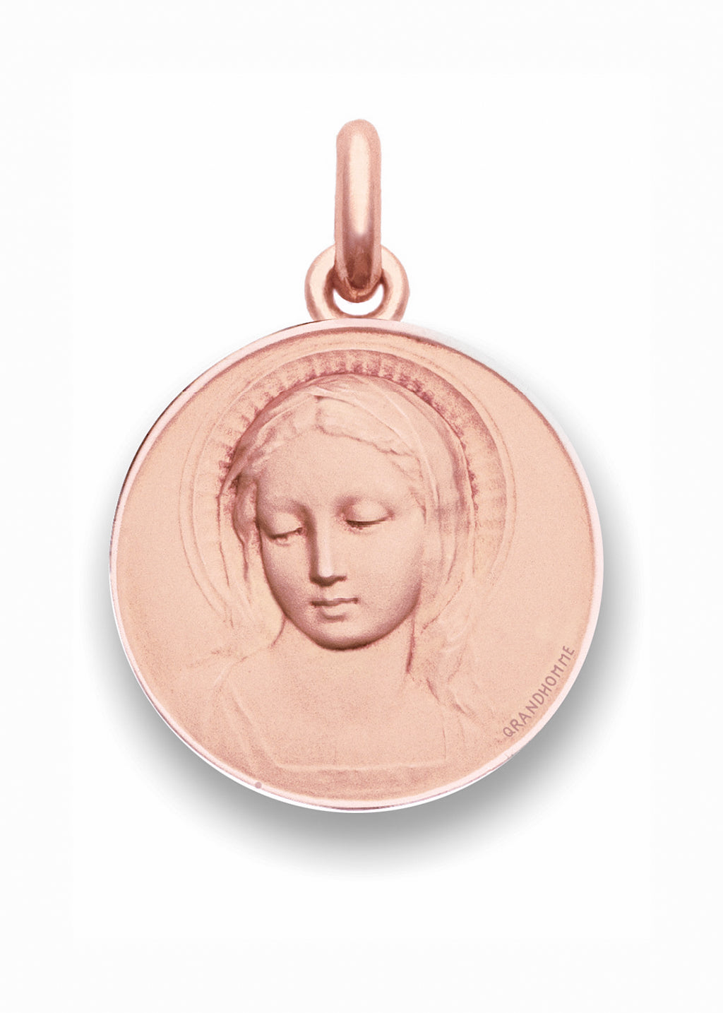 Médaille Amabilis OR ROSE 18 carats / 22 mm