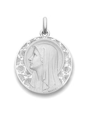 Médaille Vierge à l'Eglantier ajourée