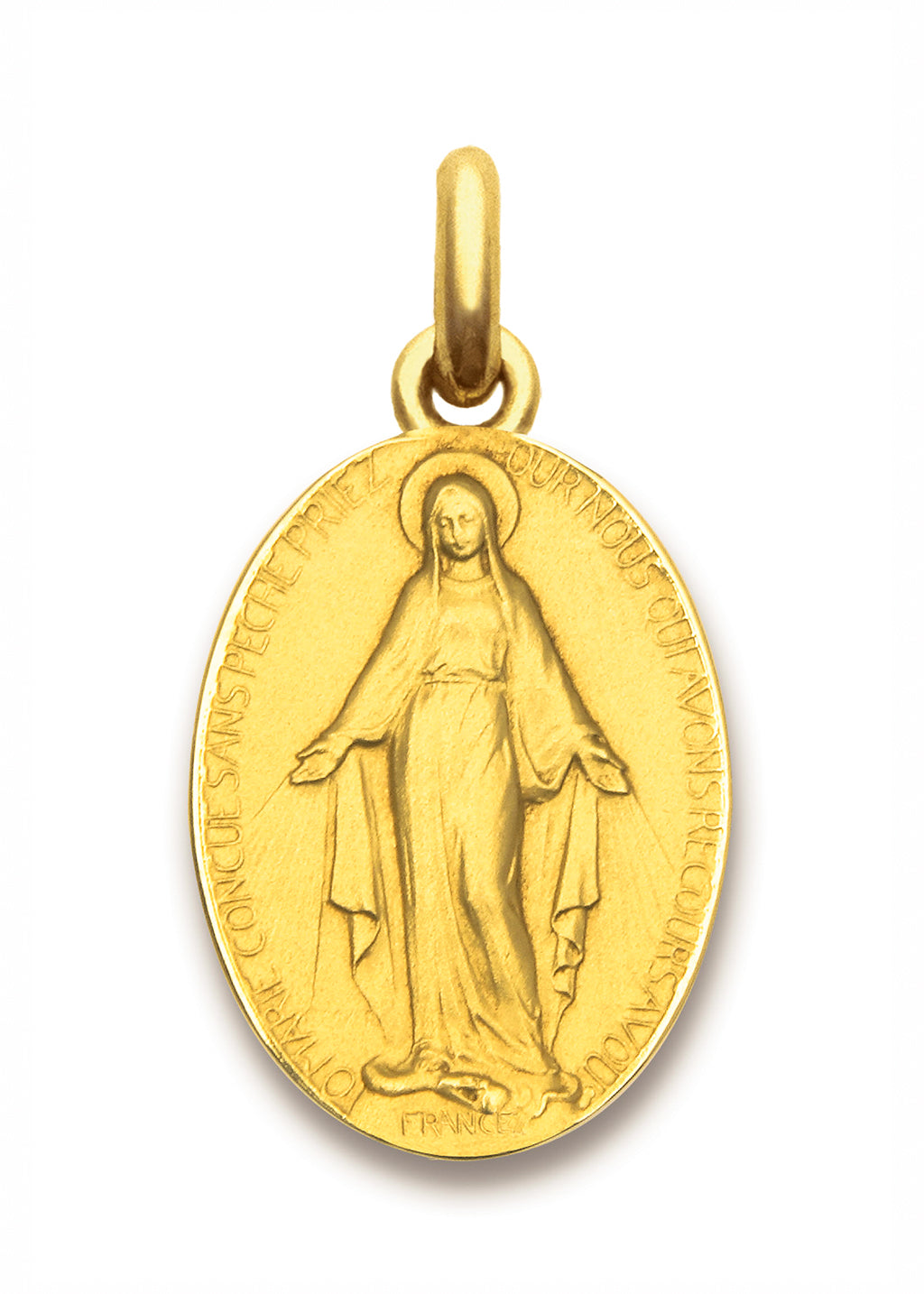 Médaille Miraculeuse OR JAUNE 18 carats / 15 mm