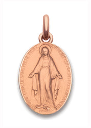 Médaille Miraculeuse OR ROSE 18 carats / 15 mm