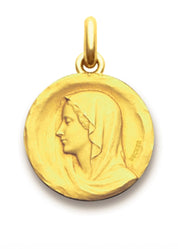 Médaille Regina OR JAUNE 18 carats / 10 mm