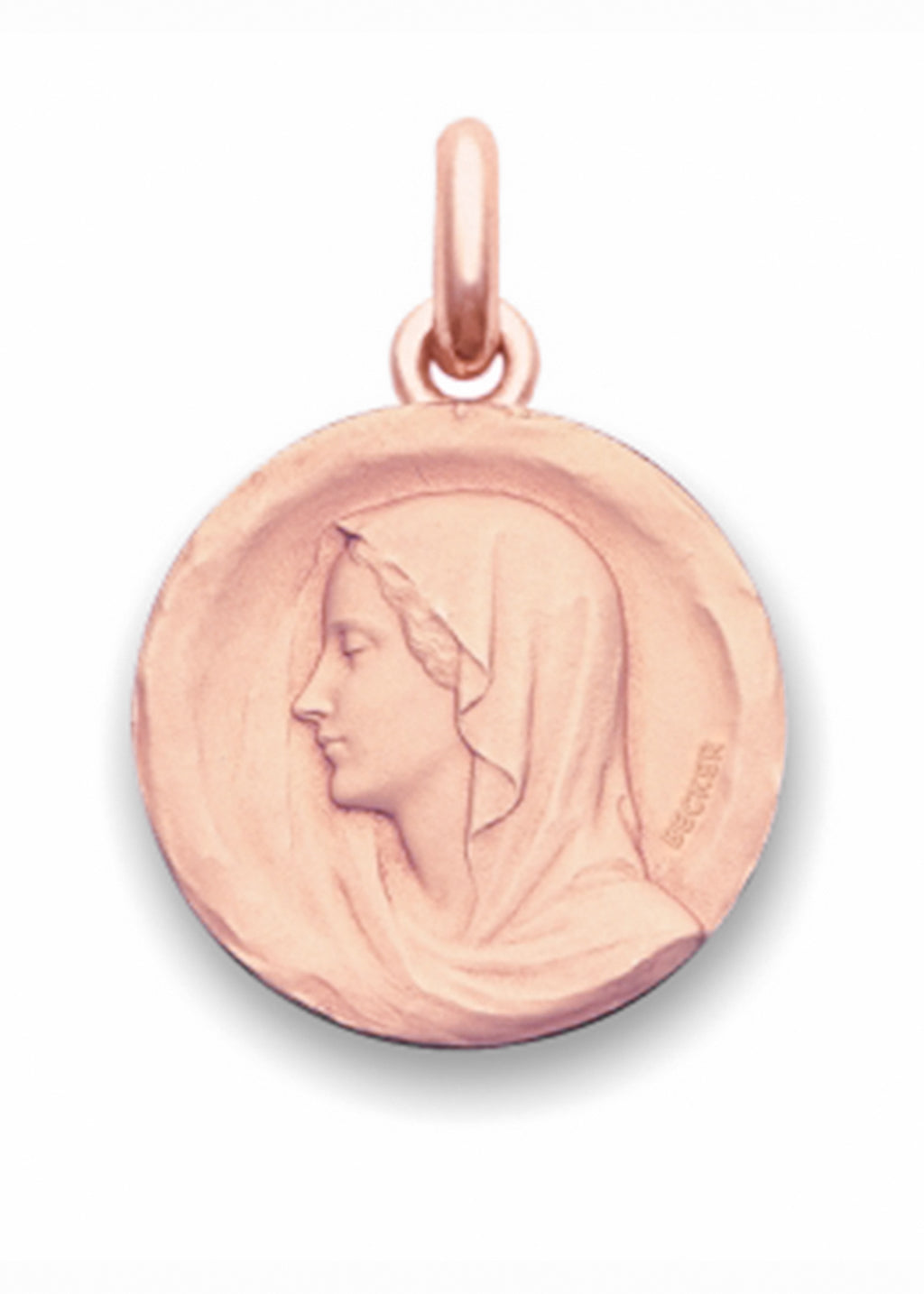 Médaille Regina OR ROSE 18 carats / 10 mm