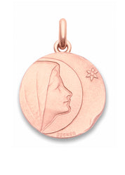 Médaille Vierge de Bethléem OR ROSE 18 carats / 15 mm