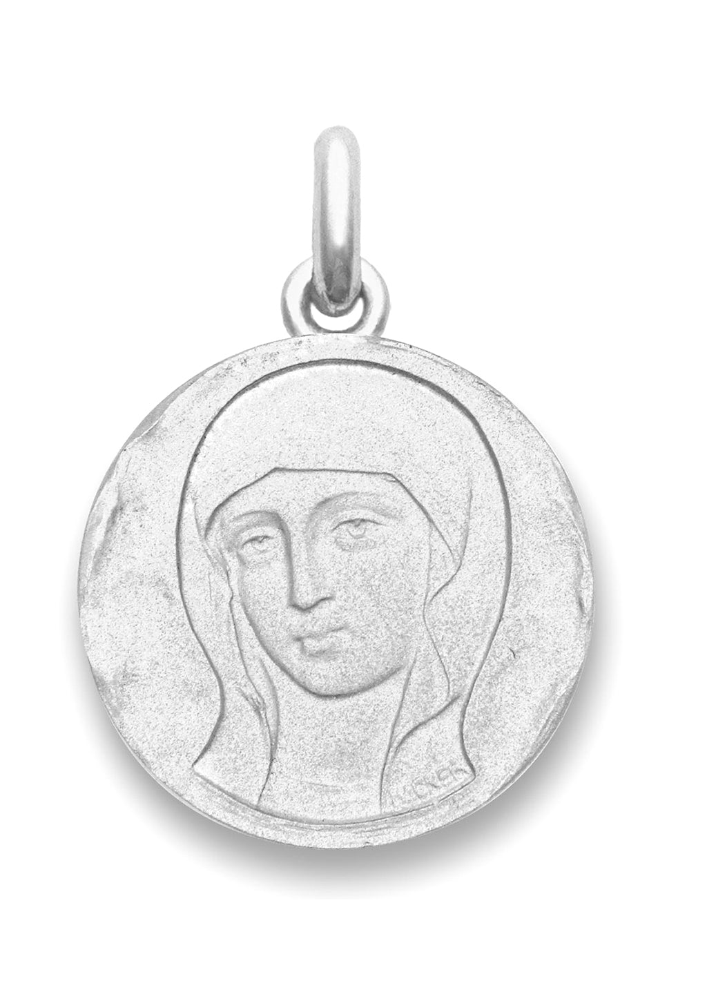 Médaille Byzantine OR BLANC 18 carats / 25 mm