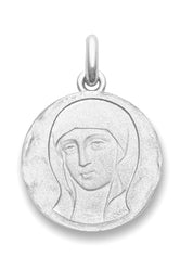Médaille Byzantine OR BLANC 18 carats / 25 mm