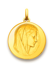 Médaille Purissima OR JAUNE 18 carats / 15 mm