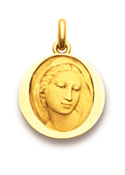 Médaille Florentine OR JAUNE 18 carats / 15 mm