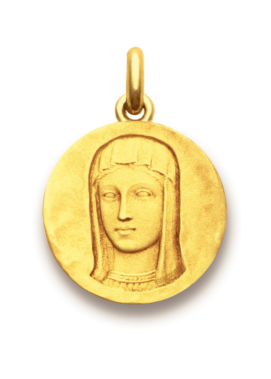Médaille Romane OR JAUNE 18 carats / 15 mm