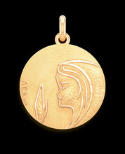 Médaille Ingénue OR ROSE 750 / 22 mm