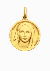 Médaille Vierge douceur OR JAUNE 18 carats / 15 mm