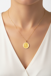 Medalla de la Virgen Medieval