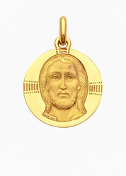 Médaille Christ Byzantin OR JAUNE 18 carats / 15 mm