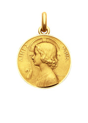 Médaille Aimez-vous OR JAUNE 18 carats / 12 mm