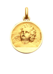 Médaille Ange OR JAUNE 18 carats / 10 mm