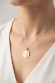 Medalla de maternidad con borde pulido