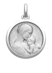 Médaille Alma Mater OR BLANC 18 carats / 22 mm