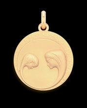 Médaille Mater Divine OR ROSE 750 / 22 mm