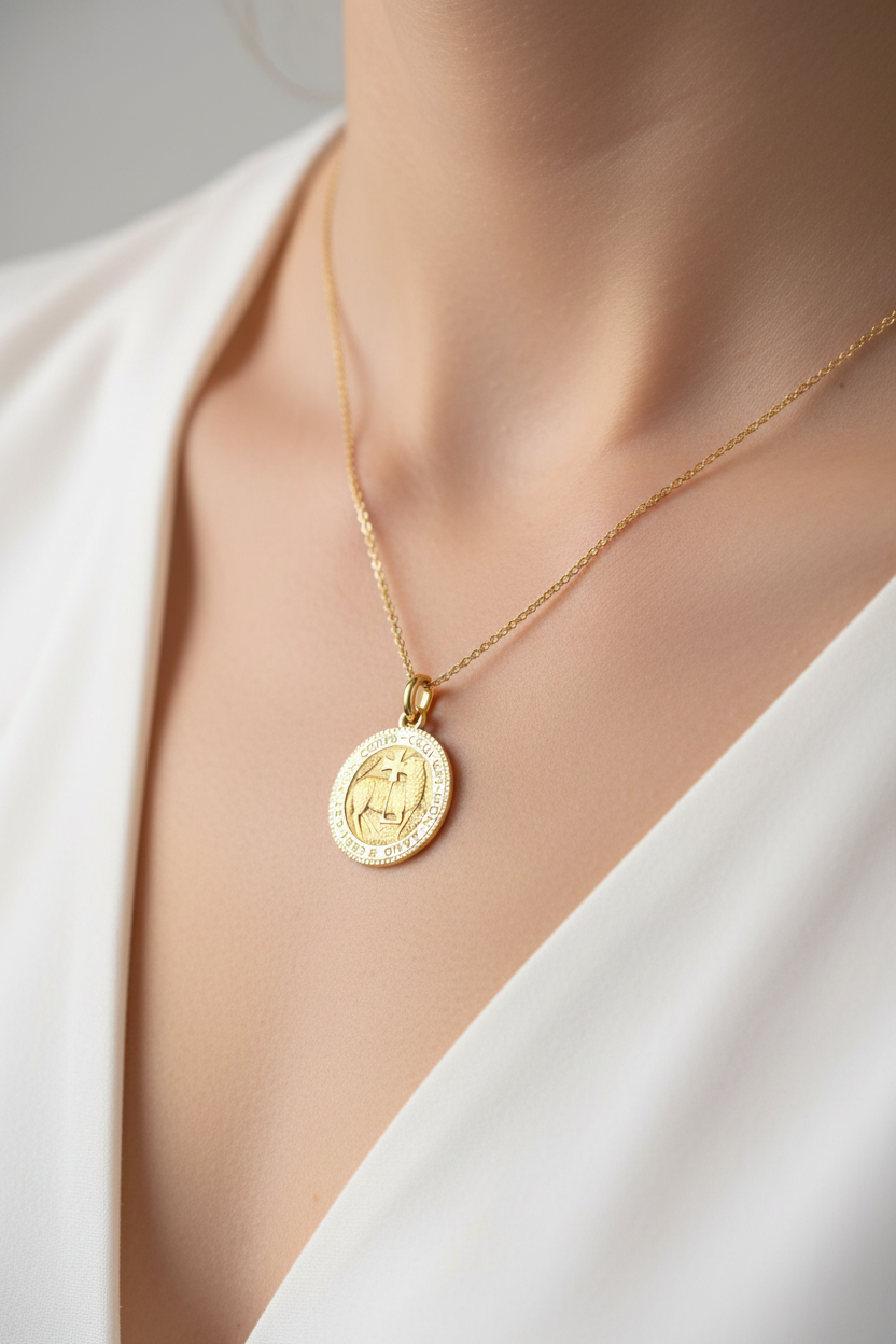 Colgante de cordero místico