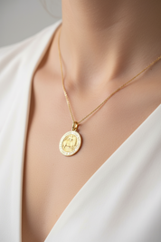 Colgante de cordero místico