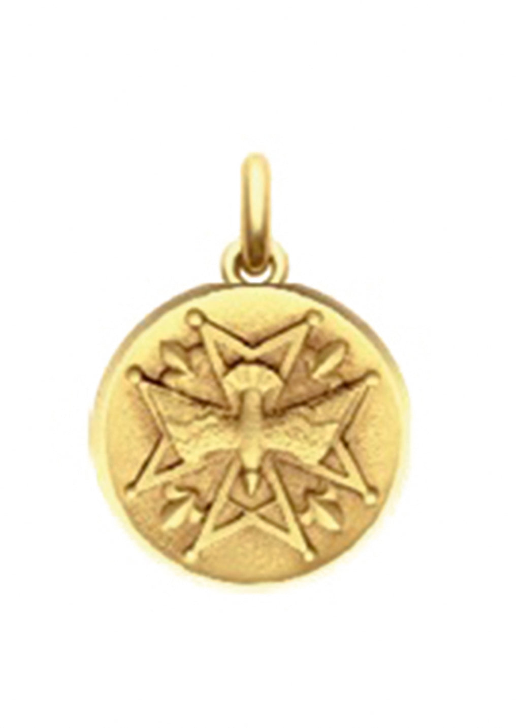 Médaille Huguenote OR JAUNE 18 carats / 15 mm