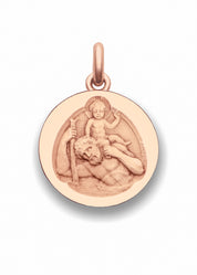 Polished Saint Christopher Medal