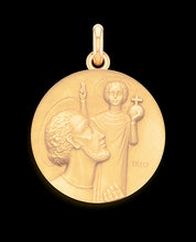 Médaille Saint Christophe Trécy OR ROSE 750 / 23 mm