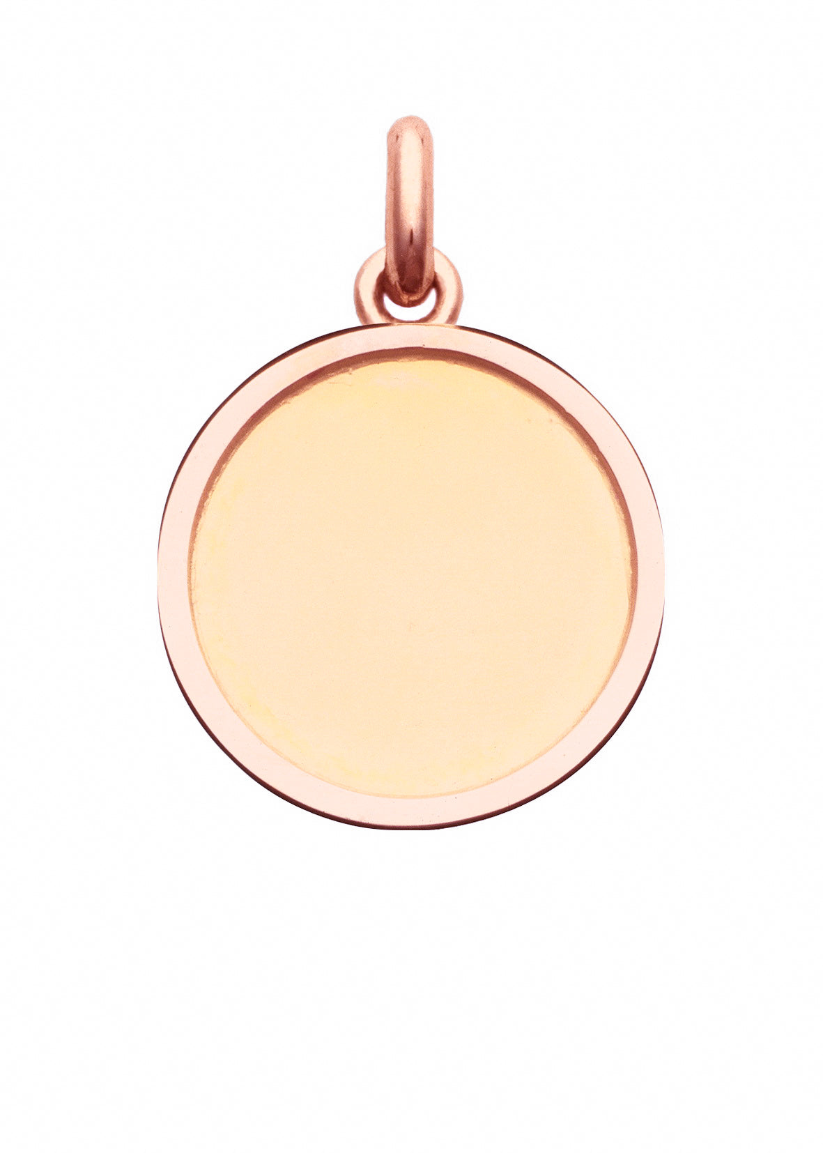 Médaille Laïque OR ROSE 18 carats / 15 mm