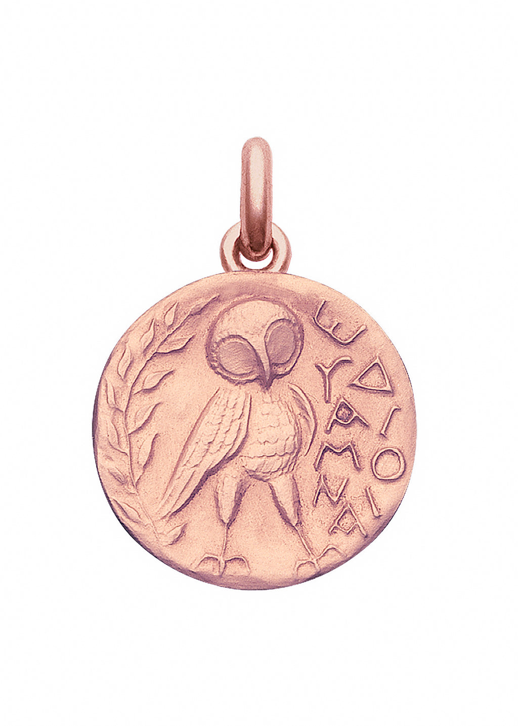 Médaille Sceau Athénien OR ROSE 18 carats / 19 mm