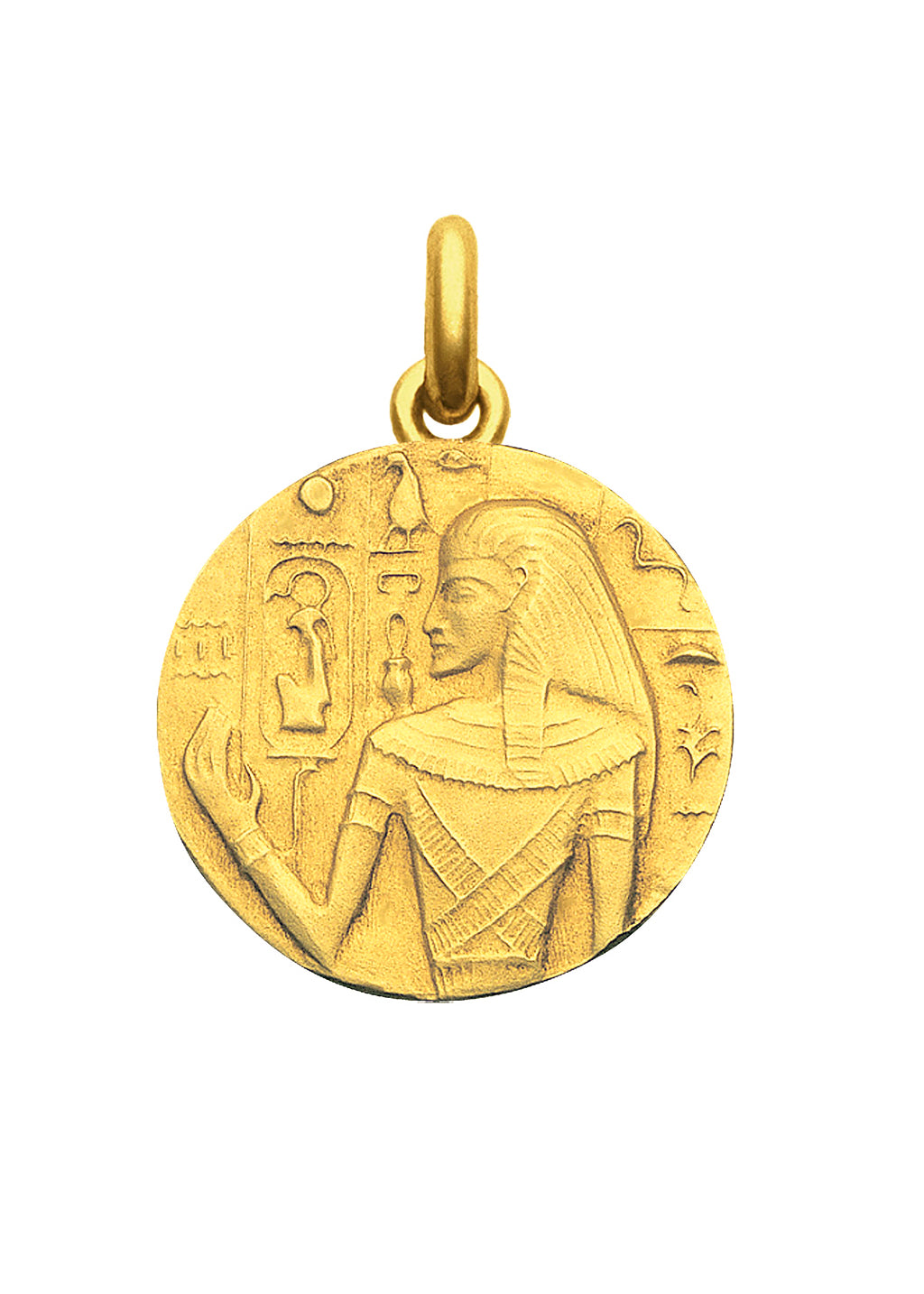 Médaille Sceau Égyptien OR JAUNE 18 carats / 19 mm