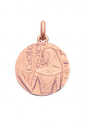 Médaille Sceau Égyptien OR ROSE 18 carats / 19 mm