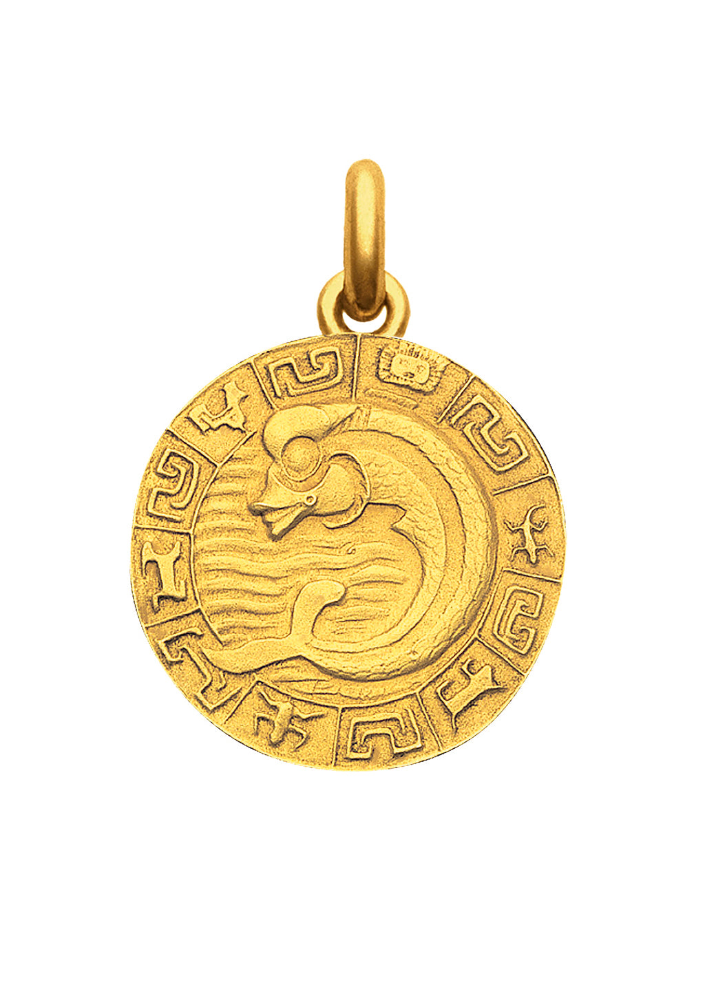 Médaille Sceau Mexicain OR JAUNE 18 carats / 19 mm