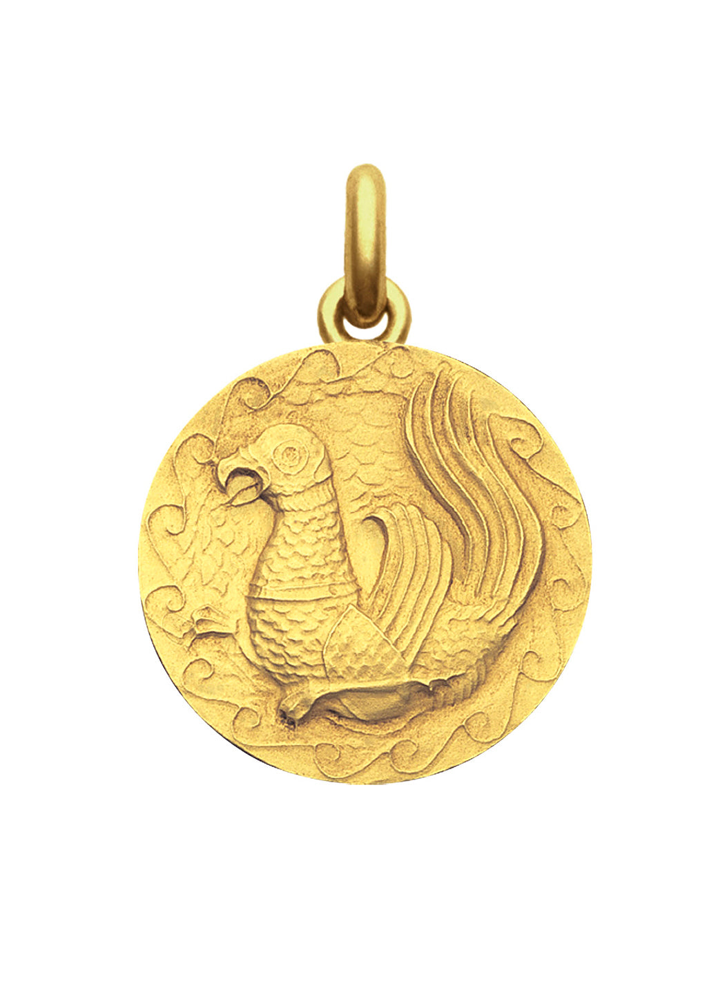 Médaille Sceau Persan OR JAUNE 18 carats / 19 mm