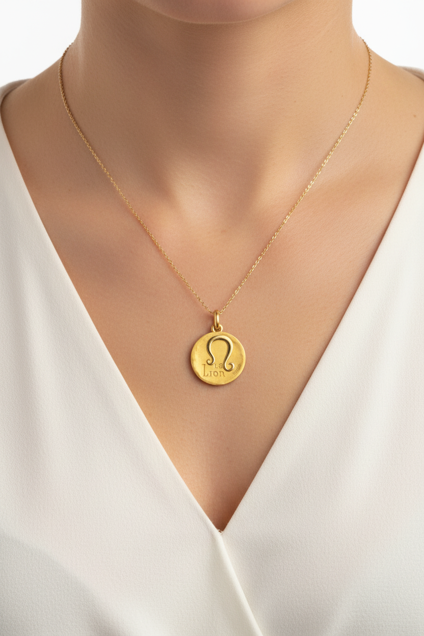 Medalla con el símbolo del león