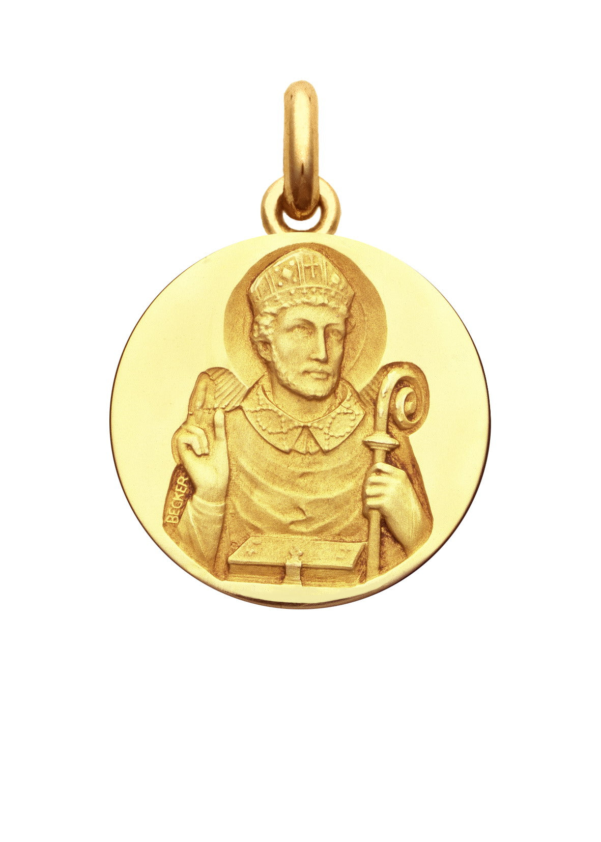 Médaille Êveque OR ROSE 750 / 20 mm