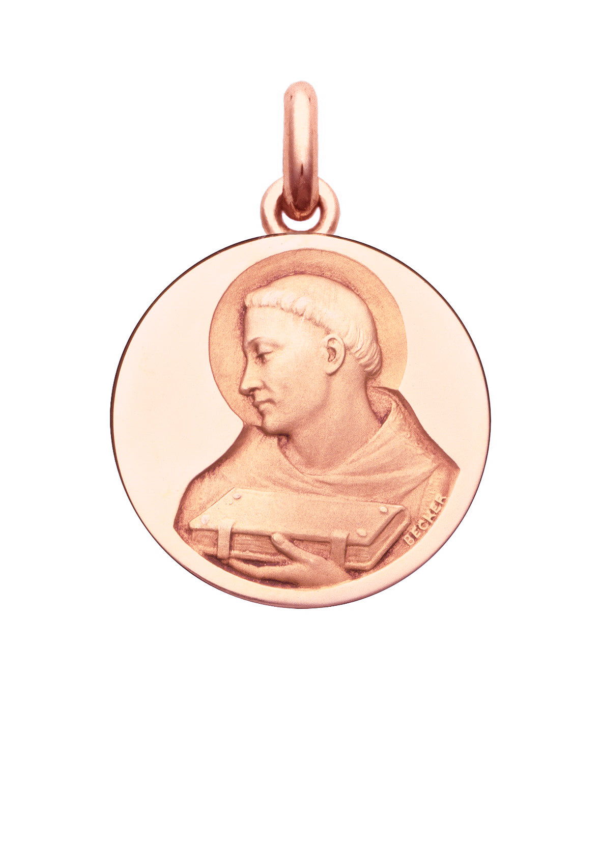 Médaille Moine OR ROSE 18 carats / 15 mm
