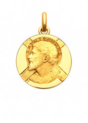 Médaille Saint André OR JAUNE 18 carats / 15 mm