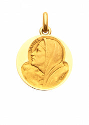 Médaille Saint Daniel OR JAUNE 18 carats / 15 mm