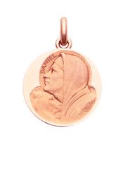 Médaille Saint Daniel OR ROSE 18 carats / 15 mm