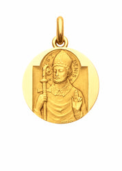 Médaille Saint Denis OR JAUNE 18 carats / 15 mm