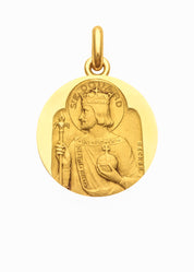 Médaille Saint Edouard OR JAUNE 18 carats / 15 mm