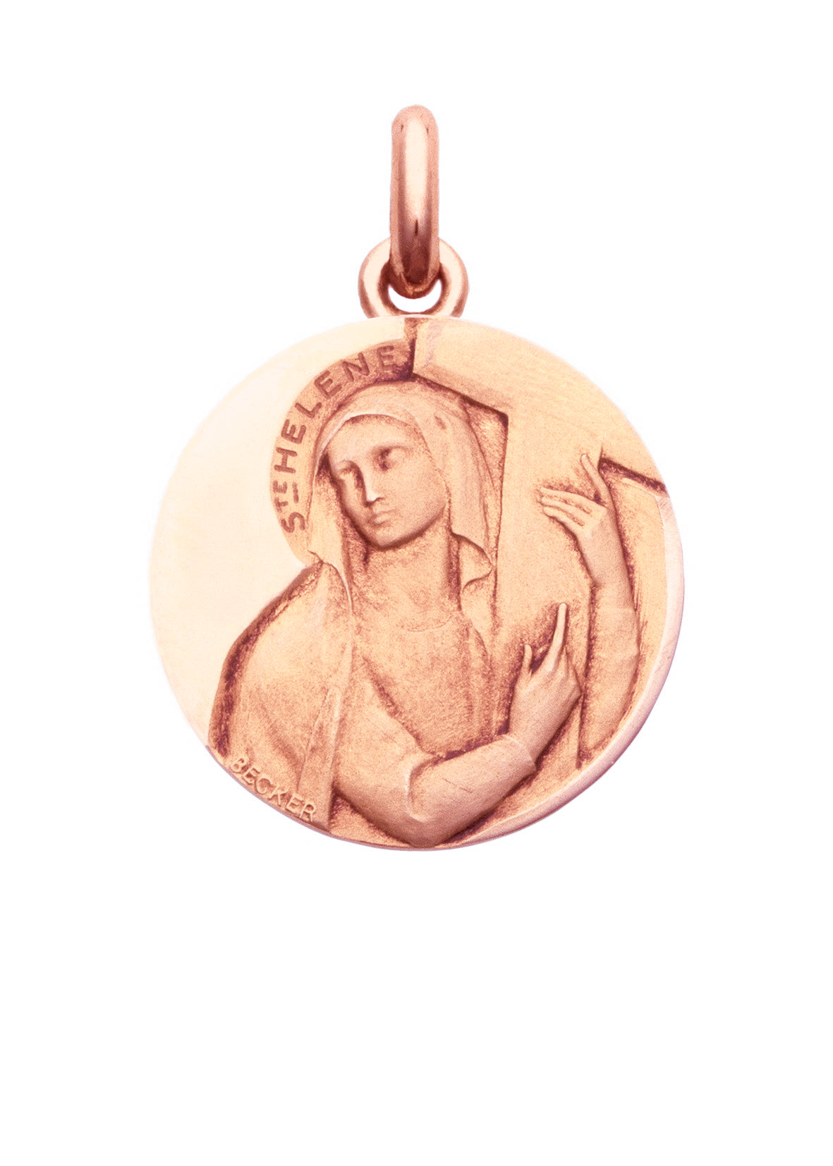 Médaille Sainte Hélène OR ROSE 18 carats / 15 mm