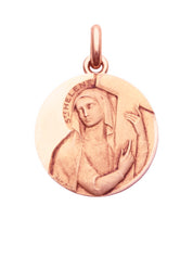 Médaille Sainte Hélène OR ROSE 18 carats / 15 mm