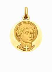 Médaille Saint Hubert OR JAUNE 18 carats / 18 mm
