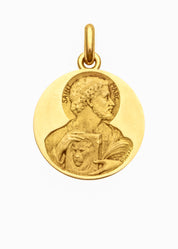 Médaille Saint Marc OR JAUNE 18 carats / 15 mm