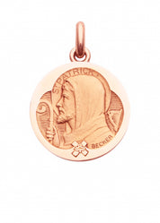 Médaille Saint Patrick OR ROSE 18 carats / 15 mm