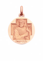 Médaille Saint Pierre OR ROSE 18 carats / 15 mm