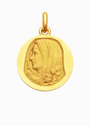 Médaille Sainte Rita OR JAUNE 18 carats / 15 mm