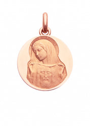 Médaille Sainte Véronique OR ROSE 18 carats / 15 mm