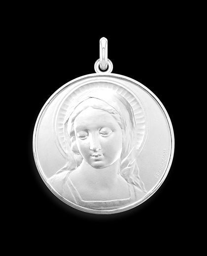 Médaille de berceau Grandhomme Amabilis ARGENT / 50 mm