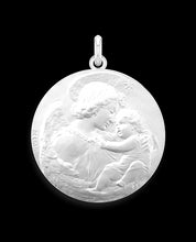 Médaille de berceau Grandhomme Ange ARGENT / 50 mm